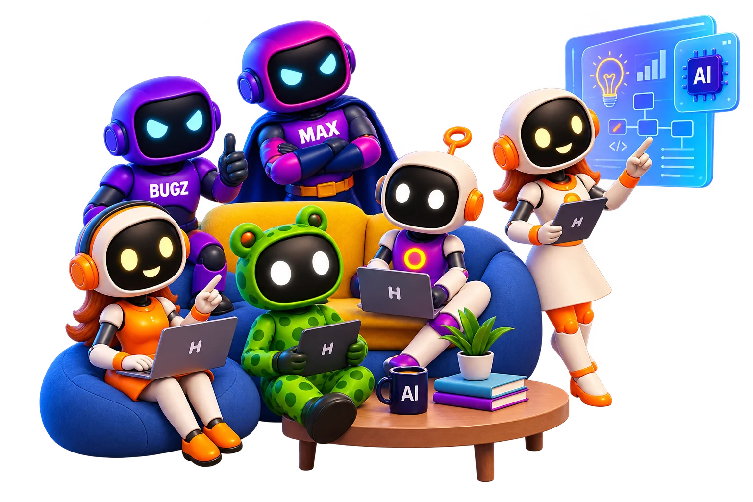 Hypernova Labs AI agents family