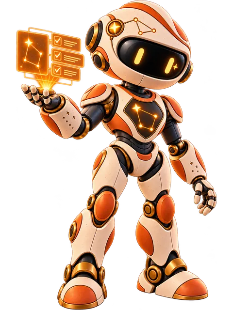 Lyra, el agente de requisitos, sosteniendo un documento